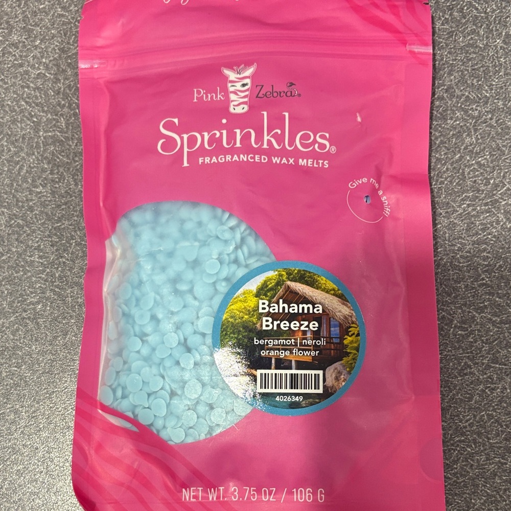 Pink Zebra Sprinkles Wax Melts - Bahama Breeze